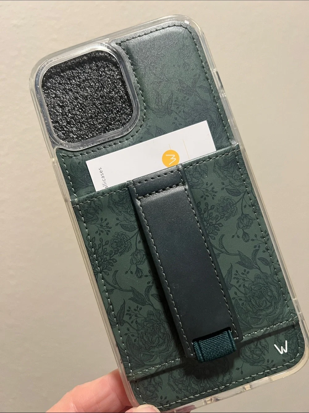 Walli Case “Secret Garden” By Brooklyn & Bailey iPhone 13 Pro Max Green NWT